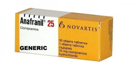 Generic Anafranil (tm)  25mg (120 pills)
